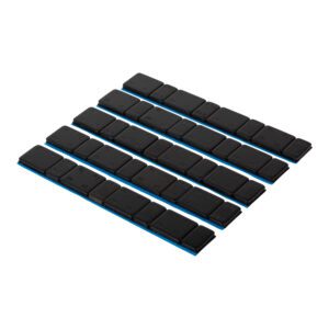 Adhesive weight 4x5/10gr 50pcs 6kg black coated