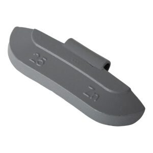 Wheel weight zinc 25gr steel rim gray 100pcs